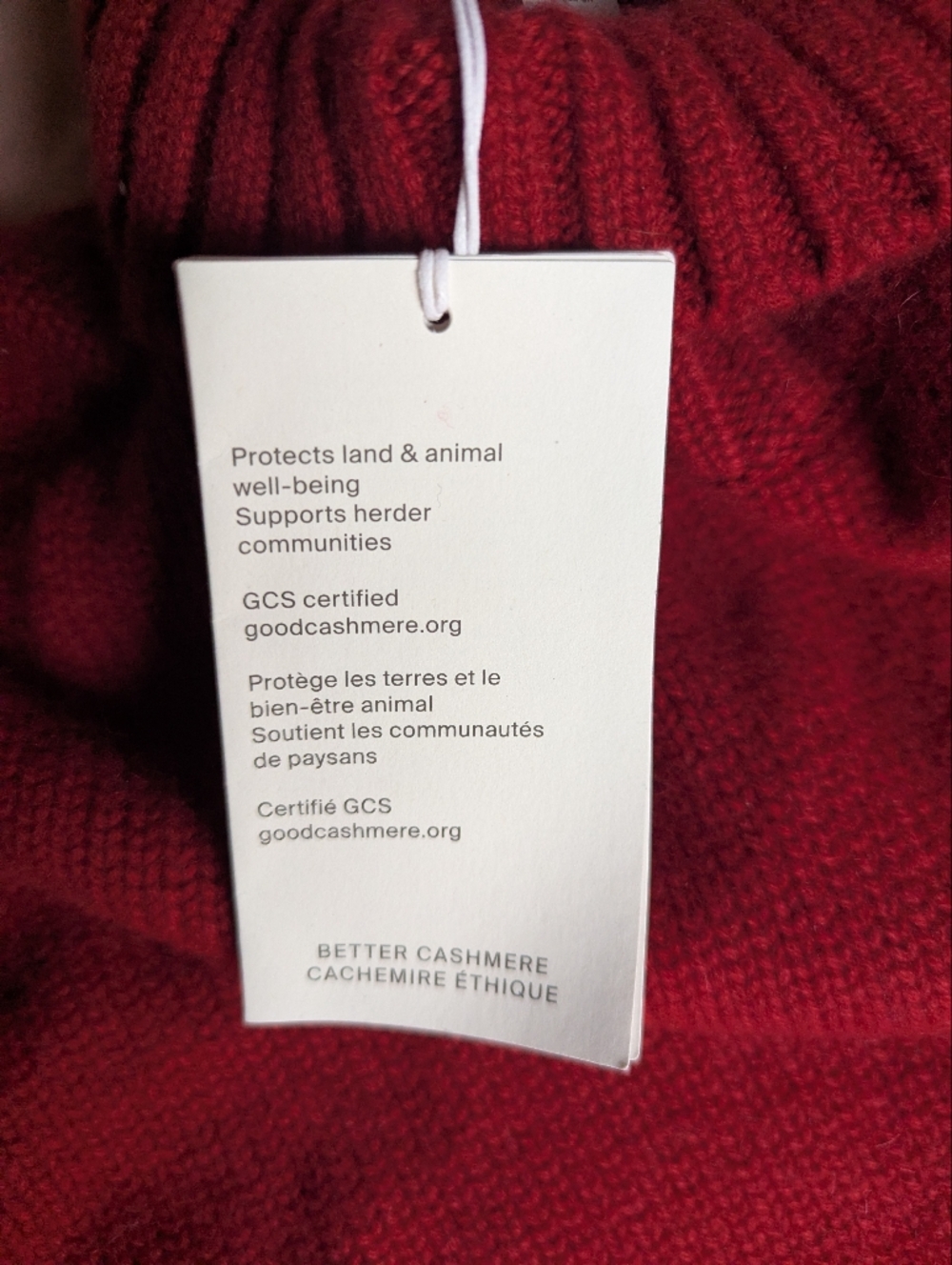COS Red Ribbed Turtleneck Sweater - Picture 11 of 11